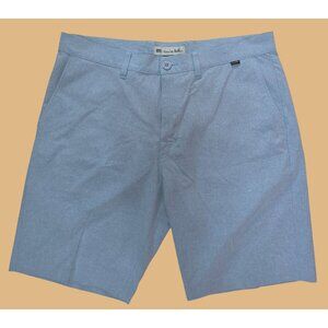 Travis Mathew Mens Blue Casual Chino Shorts 36